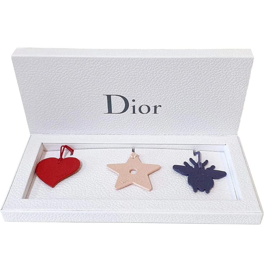 Dior Limited Edition Leather Bag Charms Set Made in Japan GWP